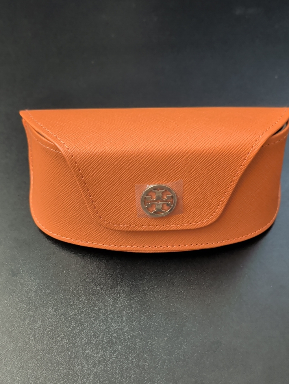 Tory Burch Orange Sunglasses Case With Soft Cloth Case